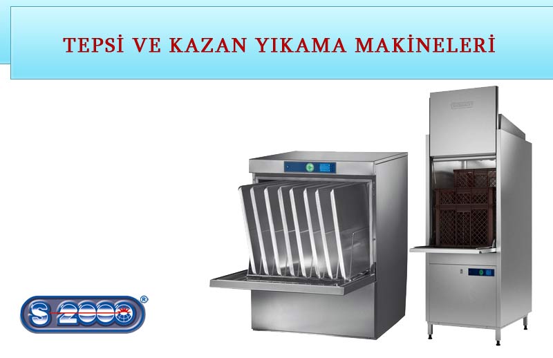 Tepsi ve Kazan Yıkama Makineleri