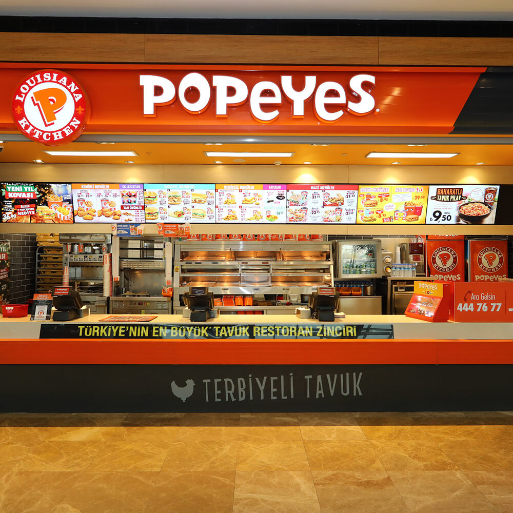 Popeyes S2000 Mutfak'ı Tercih Etti