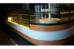 S2000 Endüstriyel Mutfak Modern Pasta Teşhir Dolapları Makedonya'da...
