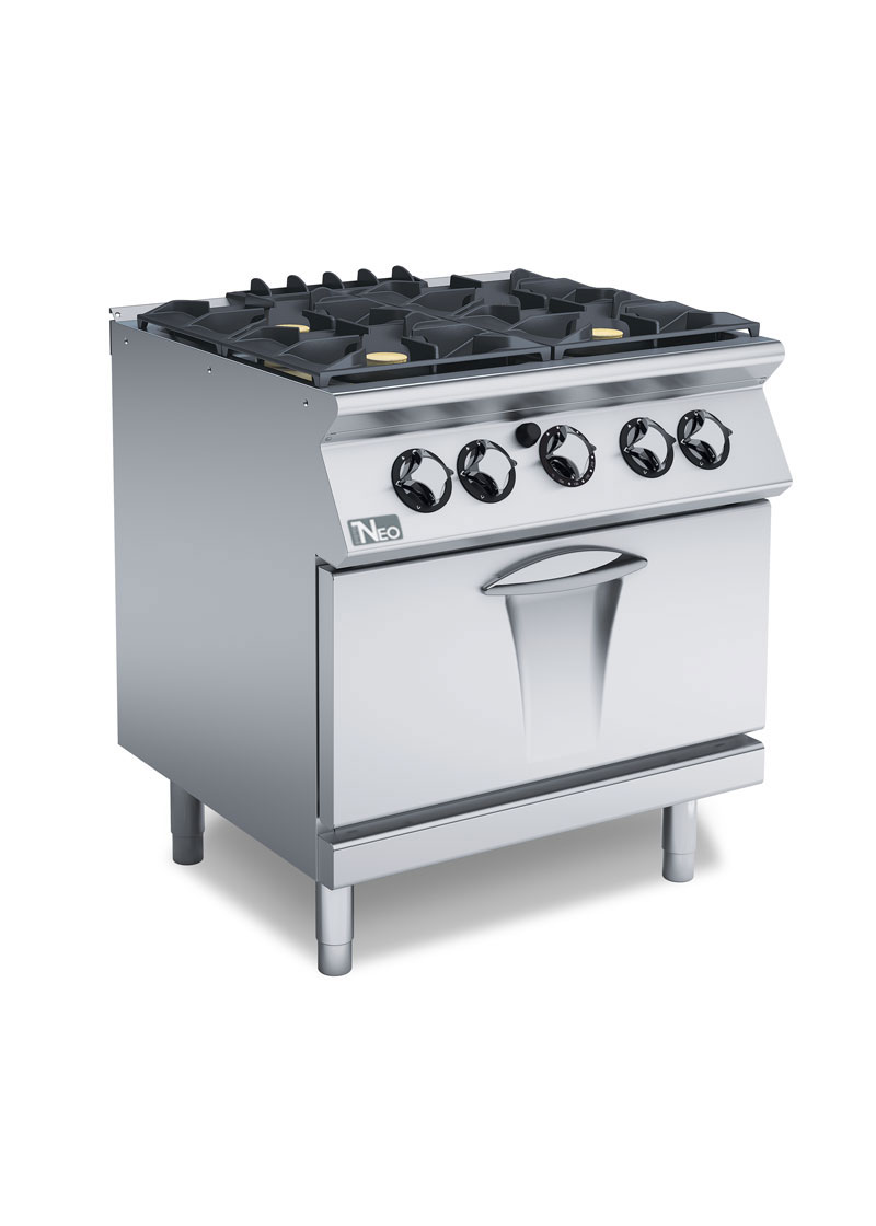 900 Series 4 Open Burner On Gas Oven