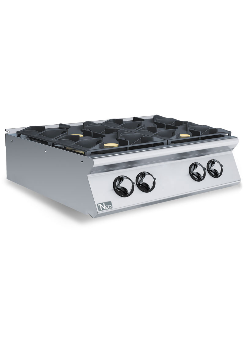 900 Series 4 Open Burner On Gas Cooker