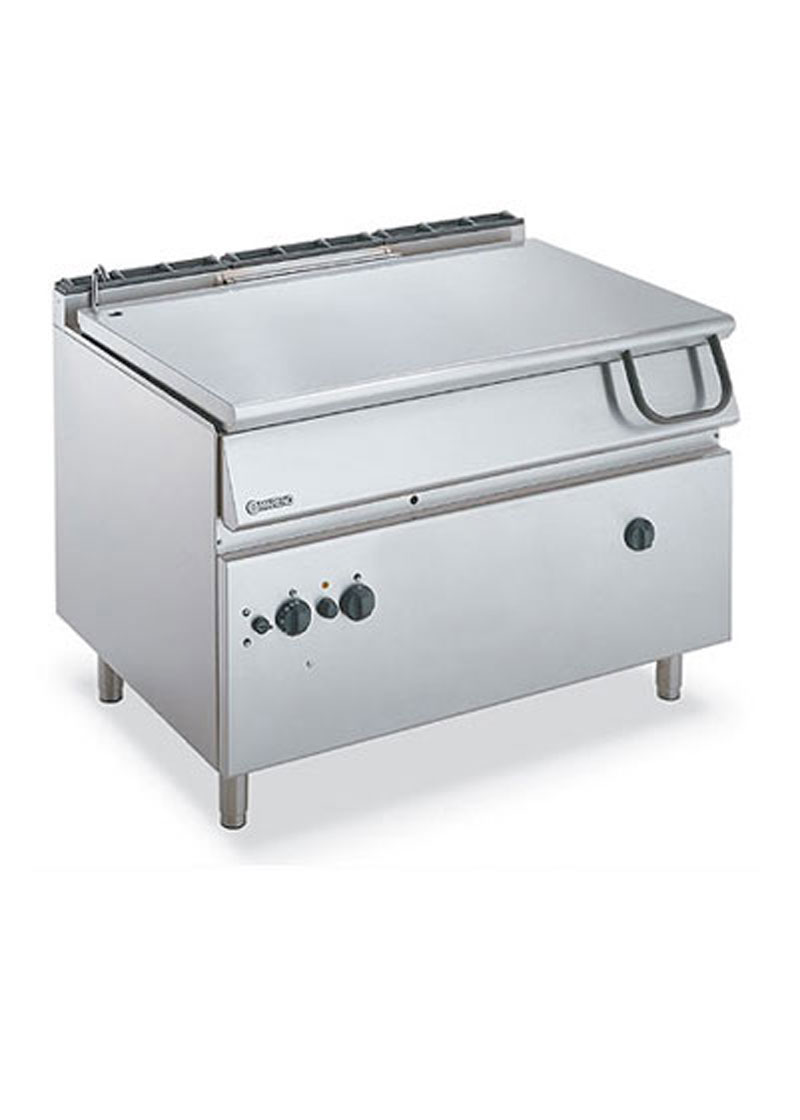900 Series Gas Stainless Steel Pan Bottom Motorised Version 120 Lt. Pan