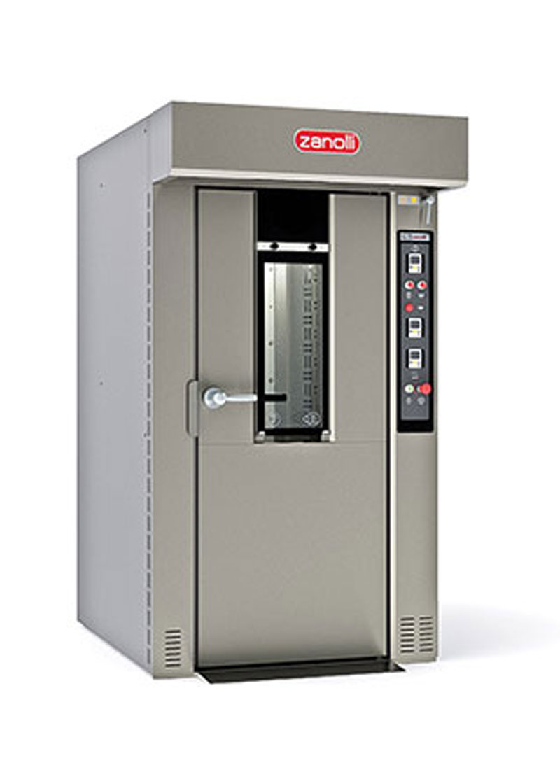 Zanolli Elektrikli Döner Arabalı Fırın - ROTOR WIND 4E L
