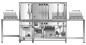 Hobart Rack Two Tank Type Dish Washing Machine CS-E-A-10 L/R