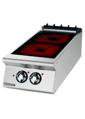 900 Series Ceramic Glass Cooker With 2 Heating Zones - 40x90x25 cm - CV94ET