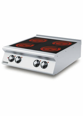 900 Series Ceramic Glass Cooker With 4 Heating Zones - 80x90x25 cm - CV98ET