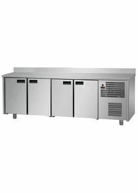 S2000 600 Serisi Tezgah Tip Dört Kapılı Soğuk Dolap - T-233-4K-NT-V - 233x60x85 cm