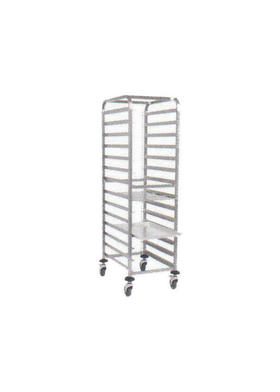 Tepsi Taşıma Arabası GN 1/1 Tepsi İçin 17 Çift Raflı - MT152X