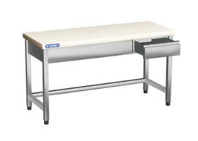 Wooden top, without bottom shelf and up stand, with drawer - AT-140